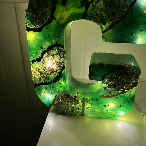 Custom resin letters - Picture 2 of 11